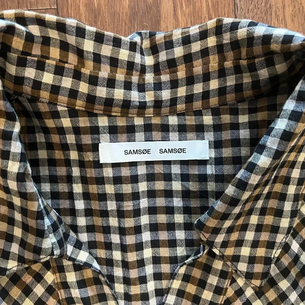 Samsoe & Samsoe Opal Dress Orchid Check, Size M. - Picture 8 of 10